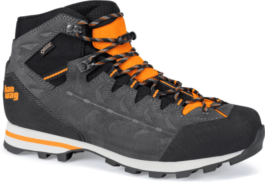 Hanwag Men's Makra Light Gtx 41.5, Asphalt/Orange