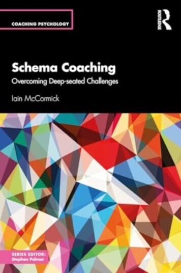 Schema Coaching  Overcoming Deepseated Challenges