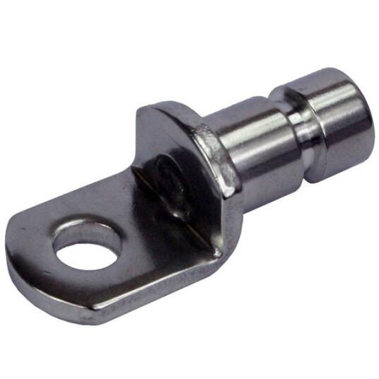 KALESJEBESLAG SYREFAST SIDEBOLT FOR 18 MM RØR KALESJEBESLAG SYREFAST SIDEBOLT FOR 18 MM RØR