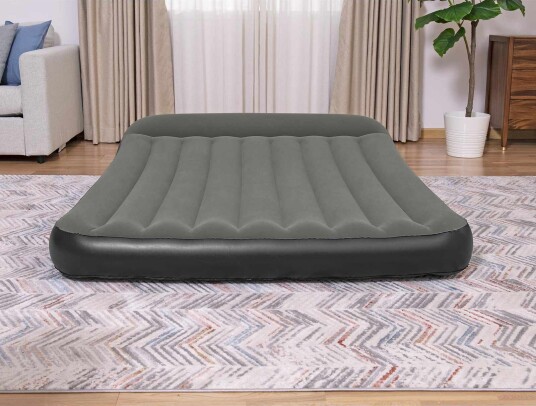 Bestway Luftmadras Svart 203 x 152 x 22 cm PVC