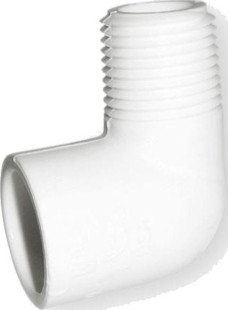 Nibco Kne 90° Pvc-U Kw/Gz 1/2" - 410-005 Nibco Kne 90° Pvc-U Kw/Gz 1/2" - 410-005