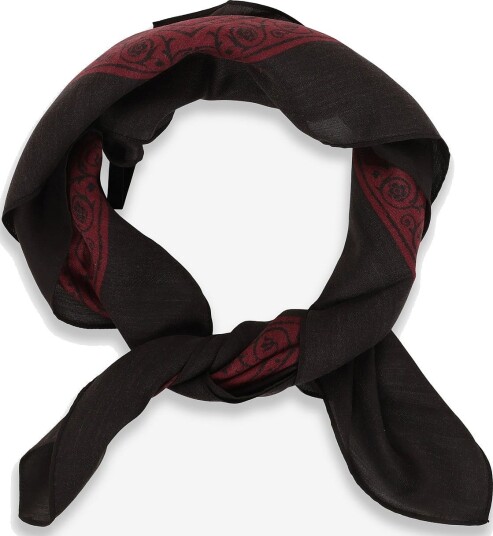 HUGO Bandana Cm 60X60 DARK PINK One Size