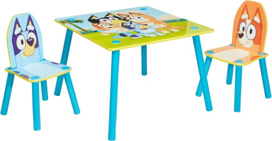 Bluey Kids Table And 2 Chairs Set