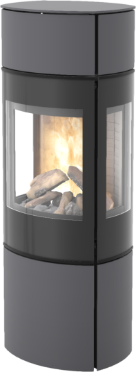 Rais Caro 130 Platina Med Sideglass Og Glassdør