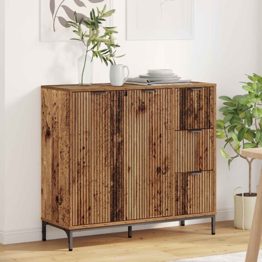  Serviesskap Gammelt tre 89,5 x 33 x 82 cm Konstruert tre