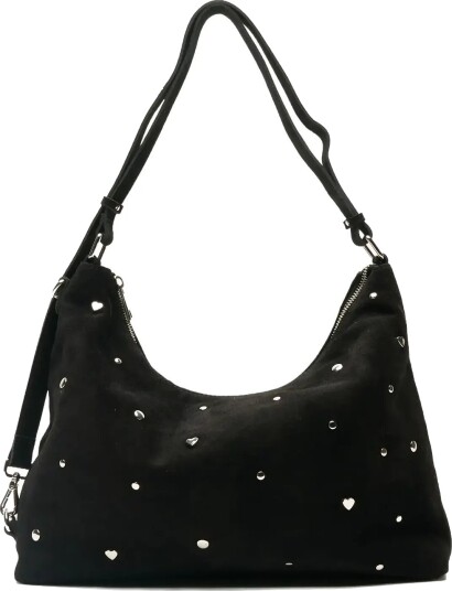 Nunoo Rio Sweetheart Suede Black   Black   ONE SIZE