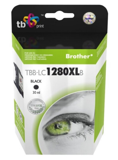 Tb - 30 Ml - Svart - Kompatibel - Blekkpatron (Alternativ For: Brother Lc1280xlbk) - For Brother Mfc-J5910dw Mfc-J6510dw Mfc-J6710dw Mfc-J6910dw Tb - 30 Ml - Svart - Kompatibel - Blekkpatron (Alternativ For: Brother Lc1280xlbk) - For Brother Mfc-J5910dw Mfc-J6510dw Mfc-J6710dw Mfc-J6910dw