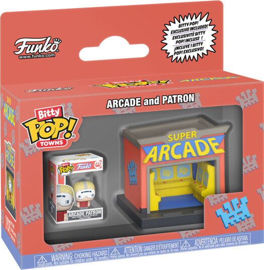 Funko Bitty POP! Towns: City Arcade and Patron