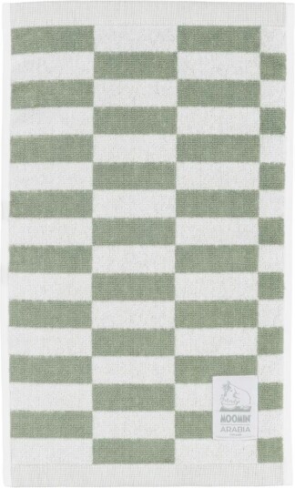 Arabia Mummi håndkle 30 x 50 cm Rutete grønn