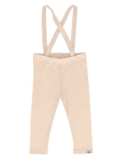 Gullkorn Chalk ull selebukse til baby - beige Gullkorn Chalk ull selebukse til baby - beige