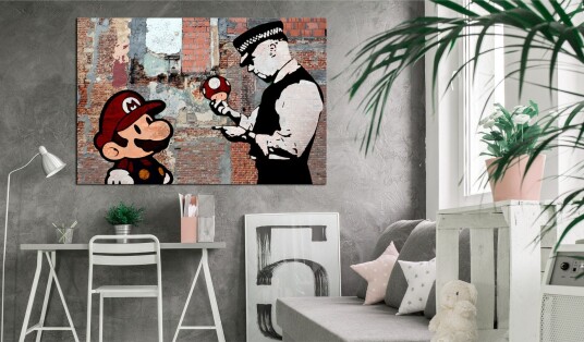Tavle Banksy: One Last Time 90X60 Artgeist sp. z o. o.