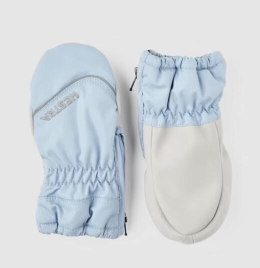Hestra Baby Zip Light Mitt Light Blue 1 Hestra Baby Zip Light Mitt Light Blue 1