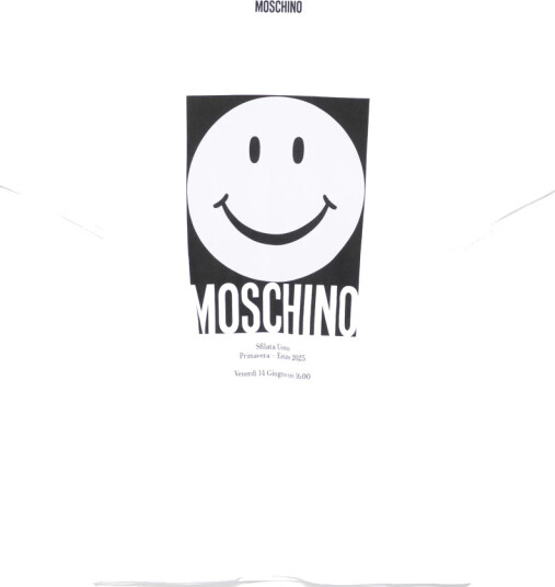 Moschino Herre Topper Hvit S, Moschino Herre Topper Hvit S,