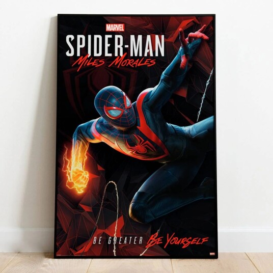 Spider-Man Plakat Miles Morales - 91,5 x 61 cm Spider-Man Plakat Miles Morales - 91,5 x 61 cm