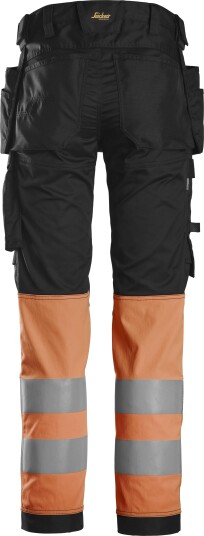 Snickers Workwear 6234 Arbeidsbukse svart/oransje Svart/Oransje, Klær