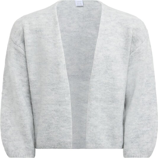 Lindex Knitted Cardigan LIGHT GREY MELANGE 128