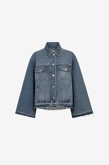 IVY Copenhagen Denim jakke Ivy Boa Denim Jacket Wash Watford Blå IVY Copenhagen Denim jakke Ivy Boa Denim Jacket Wash Watford Blå