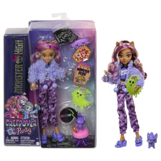 Monster High Creepover Doll Clawdeen HKY67 Monster High Creepover Doll Clawdeen HKY67