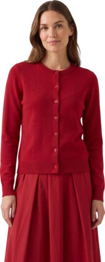 Stenströms Judith cardigan knit S rød dame
