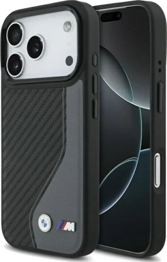 BMW M Carbon Logo MagSafe case for iPhone 17 Pro Graphite