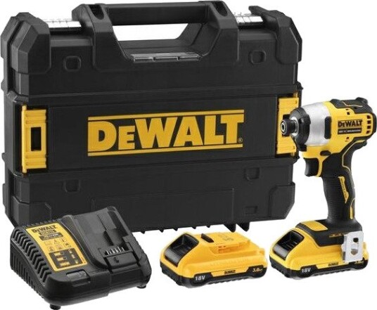 DeWalt Slagskrutrekker DCF809L2T 18 v, 2 × 3 ah Batterier, 190 nm