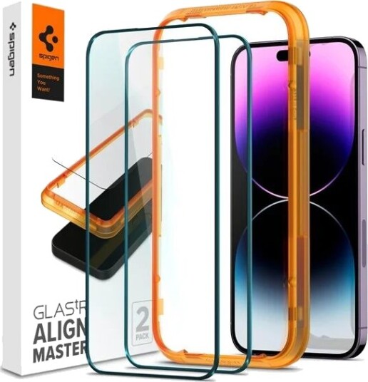 Spigen tR Align Master 2 Pack FC black iPhone 14 Pro Max Spigen tR Align Master 2 Pack FC black iPhone 14 Pro Max