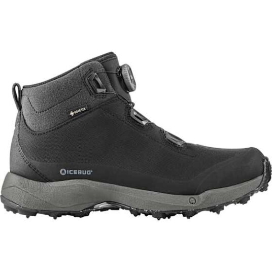 Icebug Men's Stavre BUGrip GORE TEX Black/Granite 45