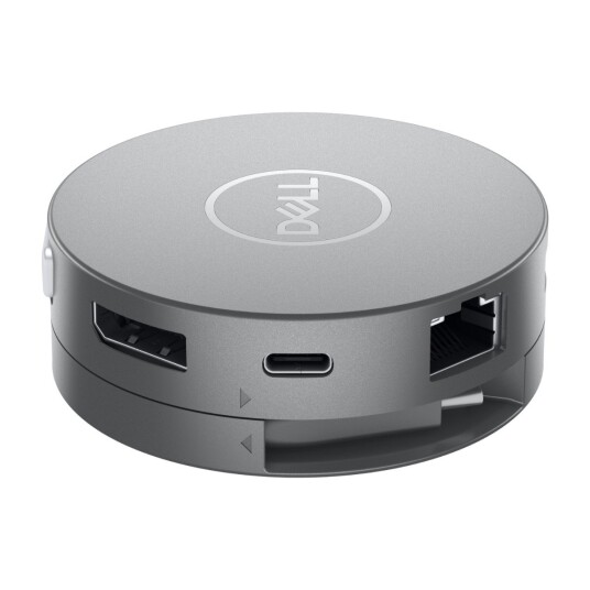 Dell DA310 USB-C Multiport Adapter med HDMI og DisplayPort - Svart