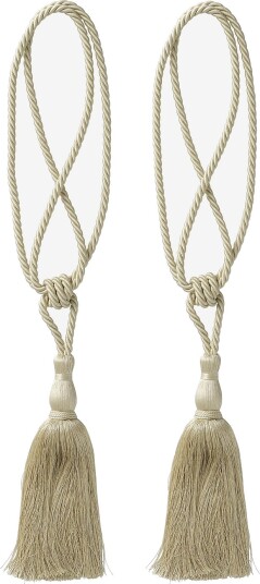 Ellos Home Gardinbånd Tassel 2 pakning Beige