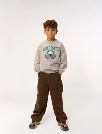 The New Tnpenno Os Sweatshirt Grey 98/104