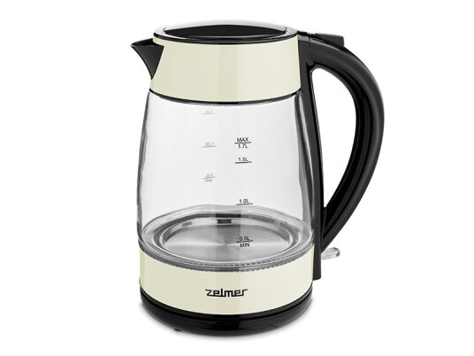 Zelmer Zck8011i 1,7 L 2200 W Sort Gult Glass Vannivåindikator Zelmer Zck8011i 1,7 L 2200 W Sort Gult Glass Vannivåindikator