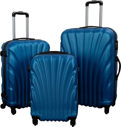 Koffert - Musling mørkeblå - Praktisk hardcase-koffert