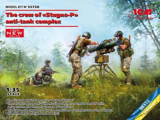ICM 1/35 ATGM Stugna-P with Ukrainian crew
