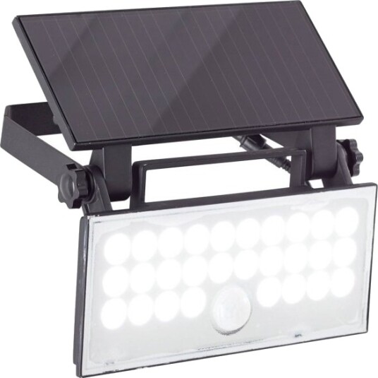 Brilliant Luton G40421/06 Solcelle Utendørs Vegglampe Med Bevegelsessensor Led Rgb 6 W Sort Brilliant Luton G40421/06 Solcelle Utendørs Vegglampe Med Bevegelsessensor Led Rgb 6 W Sort
