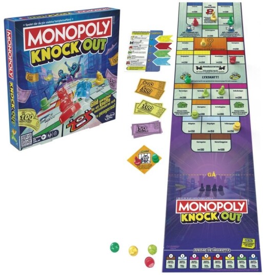 Hasbro gaming Brettspill Monopoly Knockout SE Hasbro gaming Brettspill Monopoly Knockout SE