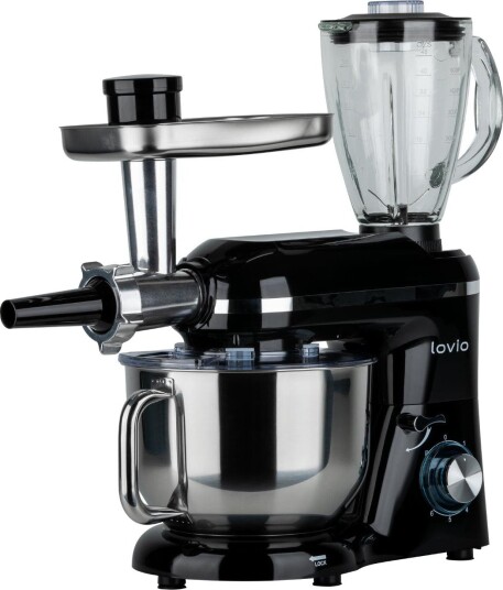 Lovio ChefAssistant Plus Kjøkkenmaskin - 6,2L, 1900W, 6 hastigheter - Svart Lovio ChefAssistant Plus Kjøkkenmaskin - 6,2L, 1900W, 6 hastigheter - Svart