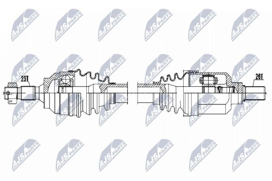 Nty Drivaksel NTY NPW CT 053