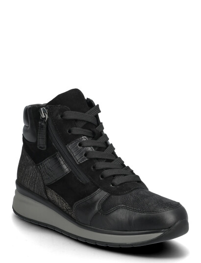Gabor Sneaker Ankle Boot, "Hallux Valgus" - Black - 35.5