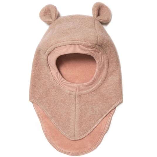Huttelihut Elefantlue Ører Soft Ull Plys Rose Melange 2-4 år/52 Huttelihut Elefantlue Ører Soft Ull Plys Rose Melange 2-4 år/52