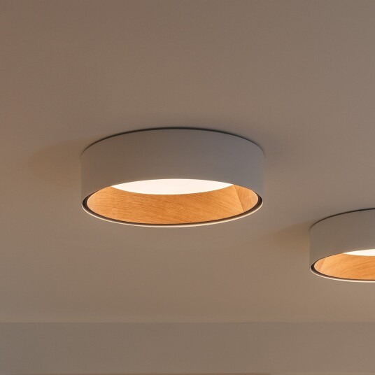 Duo 4870 LED taklampe hvit   Vibia   Stue   Moderne   Metall   Rund