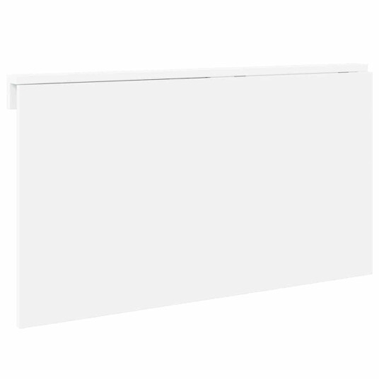 Sammenleggbart veggbord høyglans hvit100x60x56cm konstruert tre 342649