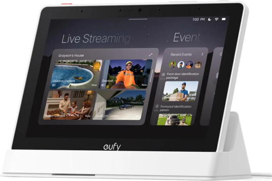 Eufy Smart Display E10 8" Berøringsskjerm Nettbrett med 4-Kamera Visning