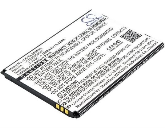 Blu Studio X8 HD batteri (1600 mAh 3.7 V, Sort)