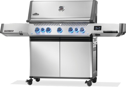 Prestige 665 Connected gassgrill i rustfritt stål med infrarød sidebrenner Prestige 665 Connected gassgrill i rustfritt stål med infrarød sidebrenner