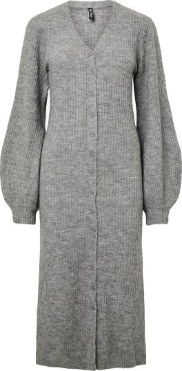 pieces   Kjole Pcfaly Ls Knit Dress Bc   Grå