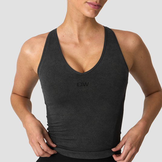 Sculpt Sømløs Singlet Svart X small