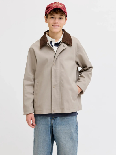 Jack and Jones Junior Junior Graham Worker Jacket Brun 128