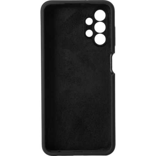 Estuff Madrid - Baksidedeksel For Mobiltelefon - Silk-Touch - Silikon - Svart - For Samsung Galaxy A13