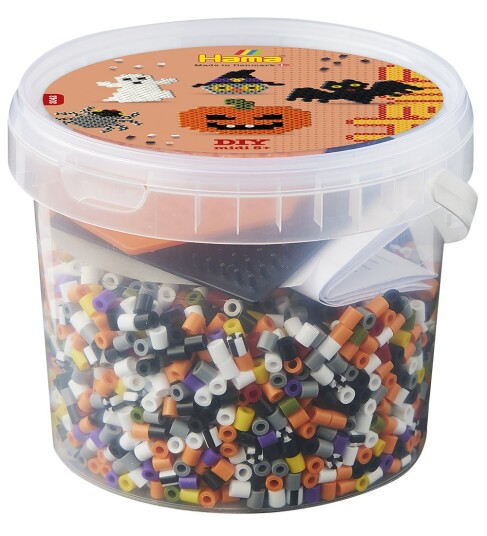 Hama Midi Perler Halloween 4000 stk med 2 Perleplater Hama Midi Perler Halloween 4000 stk med 2 Perleplater