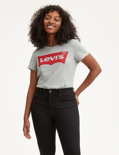 Levi"s® The Perfect Tee Better Batwing - Grey - XS